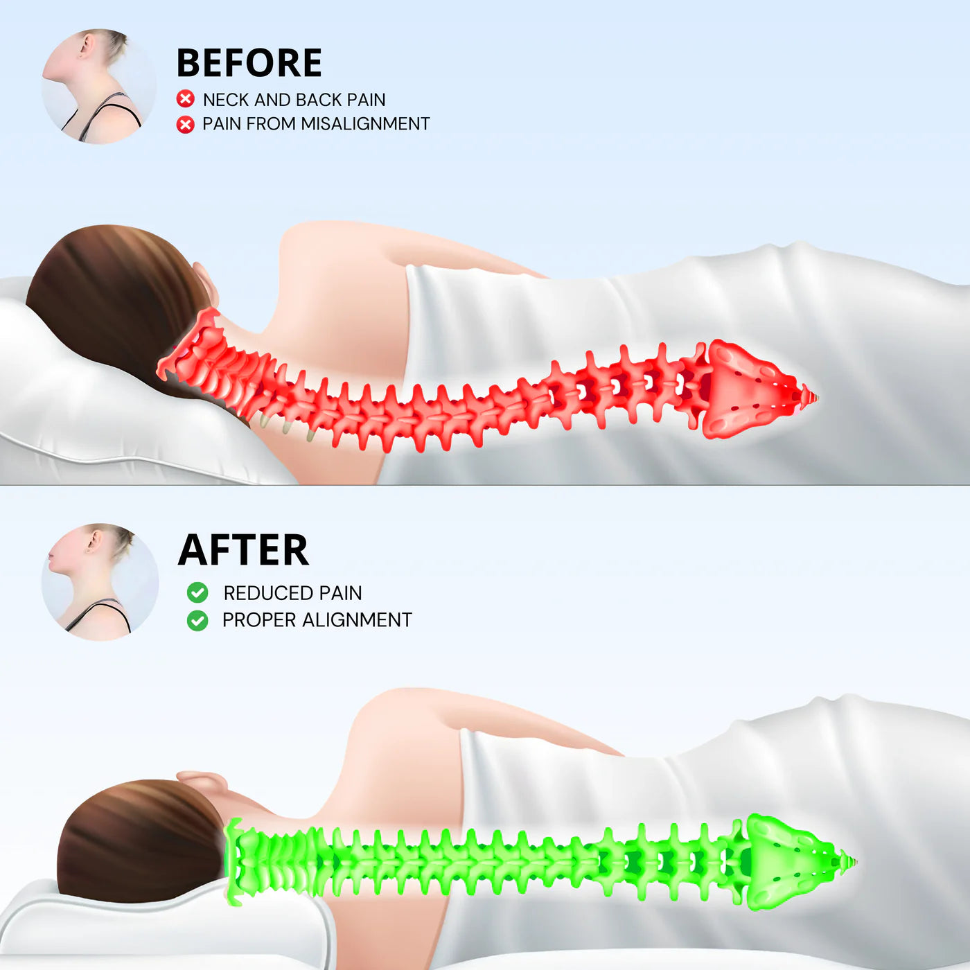 Memory Foam Neck Pillow