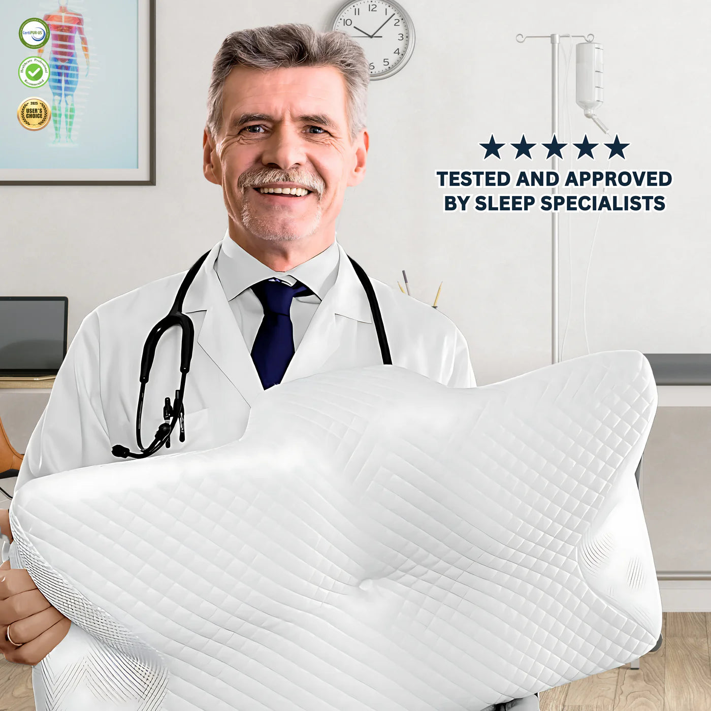 Memory Foam Neck Pillow