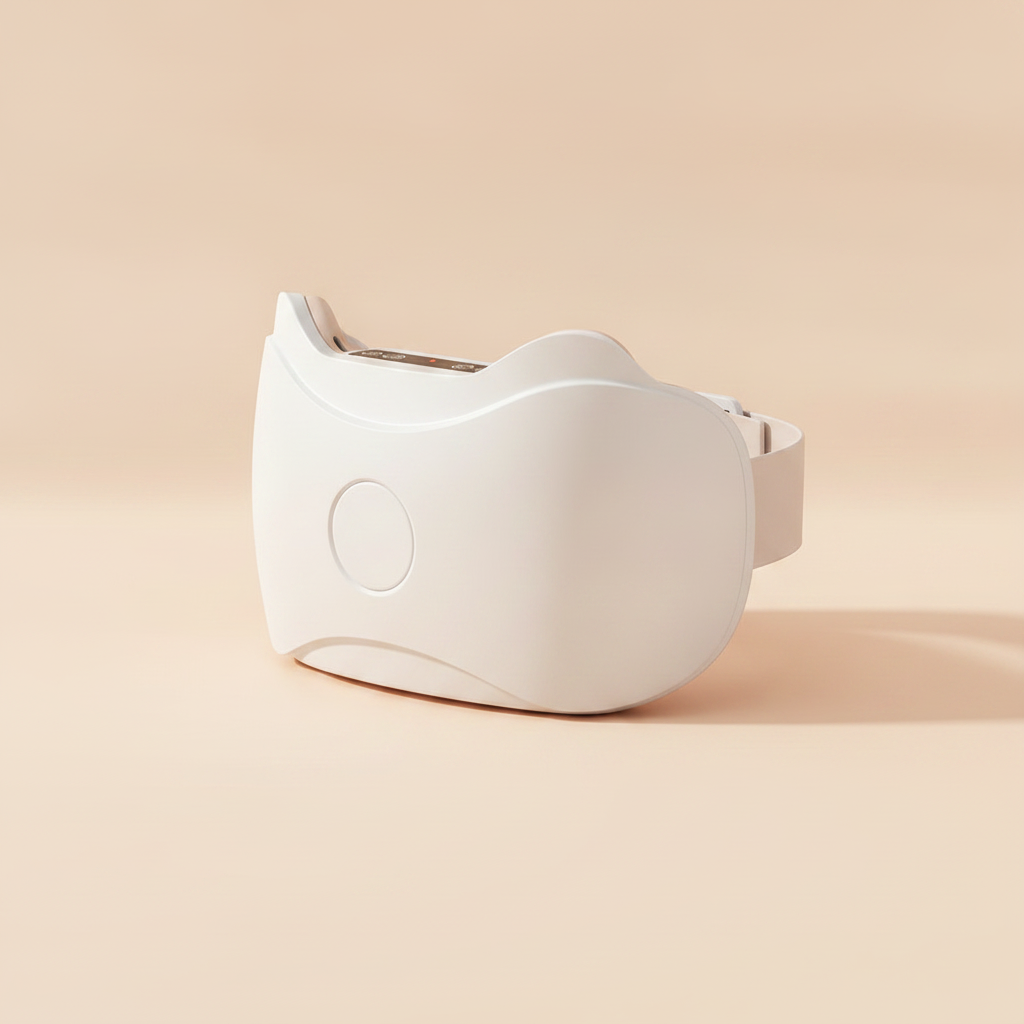 COREFLOW cordless ab kneading massager - studio shot on warm beige background
