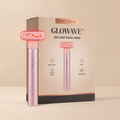 GLOWAVE retail box with bright pink facial wand - TRENDFLOWSTORE packaging