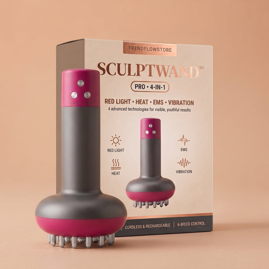 SCULPTWAND PRO 4-in-1 red light body massager with premium retail box