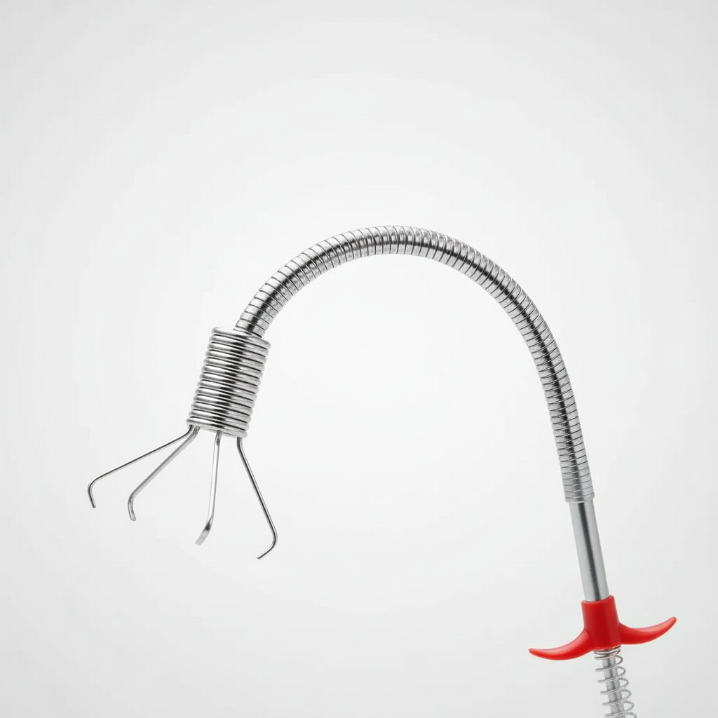 DrainGrab flexible coil and claws detail